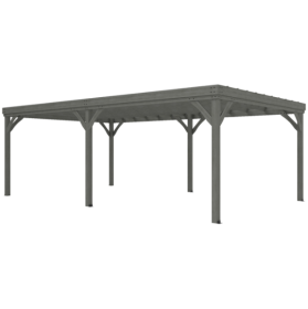 Wooden Pavilion With Seat