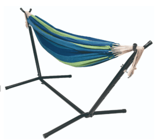 Only Supports Self Pickup Hammock Stand, Heavy Duty Adjustable Steel Hammock, 9ft, 450lb Load Capacity, Weather Resistant, Easy To Assemble