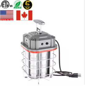 LED Temporary Work Lighting ETL Listed LED Construction Light IP65 60W -150W Work Light With Linkable Connection Design (Option: 80W)