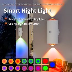 Color LED Small Wall Lamp (Option: 2Pcs)